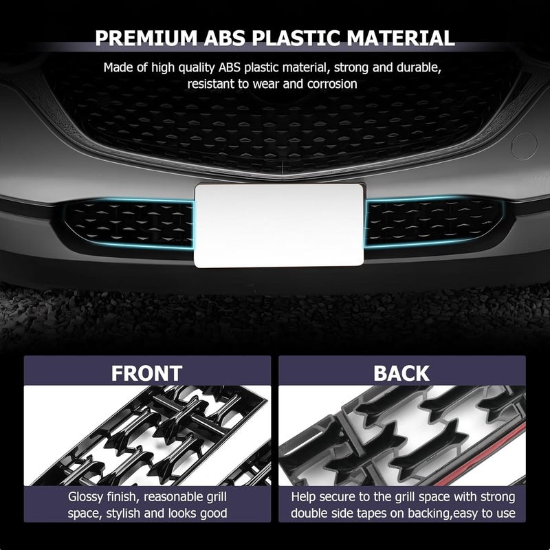 LUWU Front Grill Mesh Compatible With 2020-2025 2026 Mazda CX-30 Front Mesh Grill Inserts Trims Front Mesh Grille Cover Guard for 2025 2026 Mazda CX30 Car Exterior Accessories ABS Material, 2PCS - Image 4